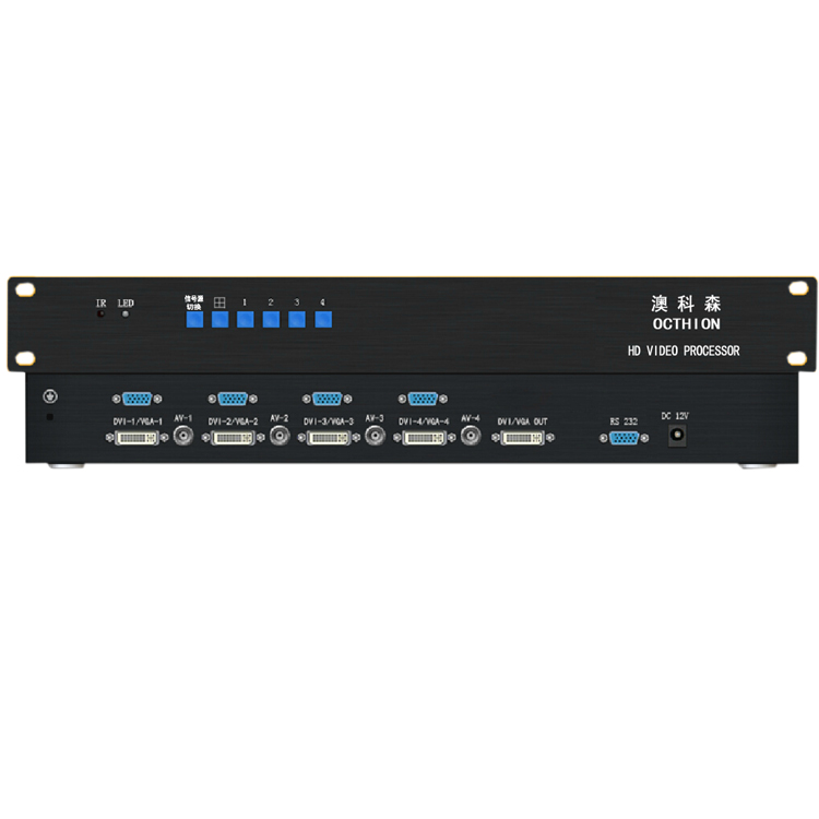 高清VGA/DVI四畫(huà)面分割器(1080P輸入輸出)
